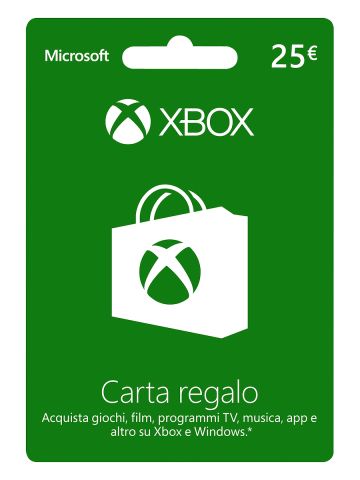 XBOX CARTA REGALO 25?