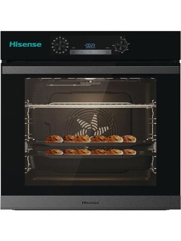 Hisense BSA65226AB, Forno Multifunzione Termoventilato con aggiunta Vapore, Cavità XXL 77L